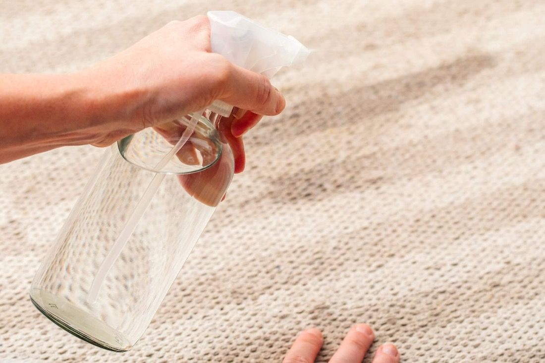 How to clean playdough stains from carpet