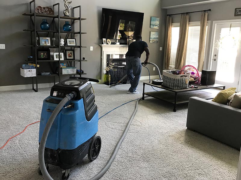 how to get carpets ready for inspection